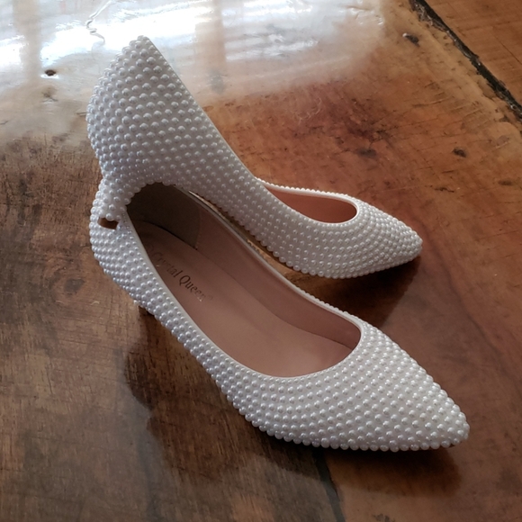 CRYSTAL QUEEN KITTEN HEEL 👠 😍 ♥ - Picture 2 of 6